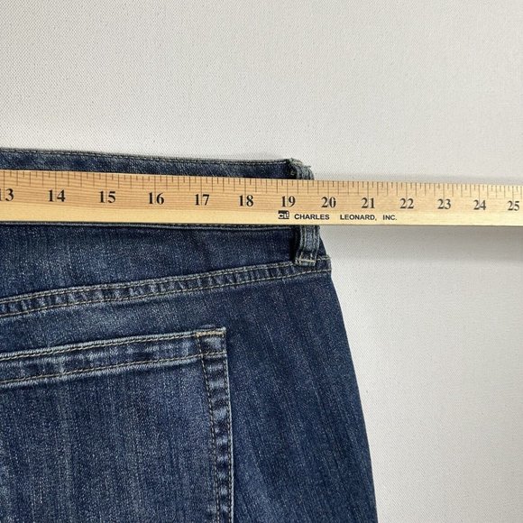 Torrid Premium‎ Distressed Plaid Patch Boyfriend Jeans 20R Blue Casual - Picture 7 of 9